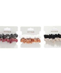 WYNIE Scrunchies | Pack 2 Scrunchies De Colores Tela Brillante