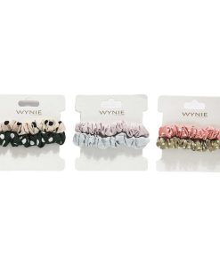 WYNIE Scrunchies | Pack 2 Scrunchies Estampado Puntos