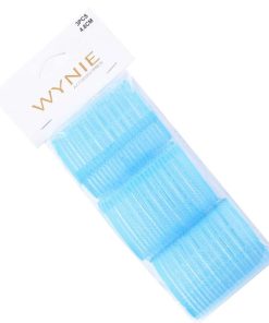 WYNIE Rulos Y Accesorios De Peinado | Rulo De Velcro Medianos 4.8Cm Azul Claro