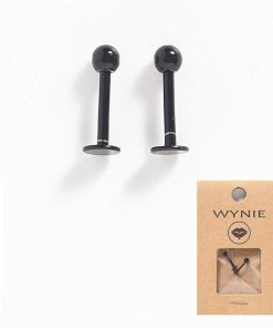 WYNIE Piercings | Pack Piercing Labret Negro