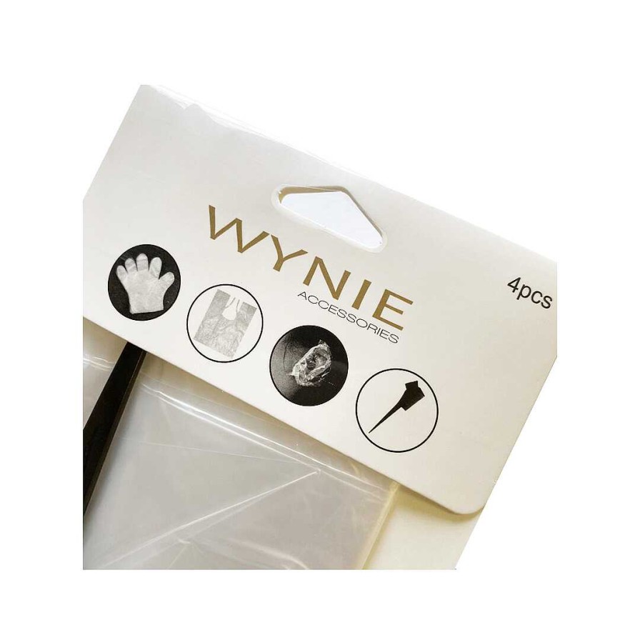 WYNIE Accesorios Para Tinte | Pack Para Tinte (Brocha-Cepillo, Guantes, Delantal Y Orejeras)