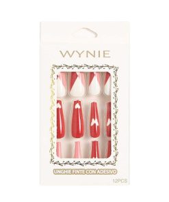 WYNIE U As Postizas | 12 U As Postizas Manicura Estampados Forma Bailarina