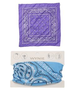 WYNIE Bandanas | Bandana Multiusos Azul Claro