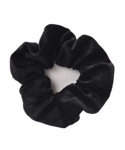 WYNIE Scrunchies | Scrunchy Color Negro Terciopelo