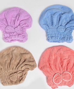 WYNIE Accesorios Para La Ducha | Gorro-Toalla De Pelo Para Ducha Azul Claro