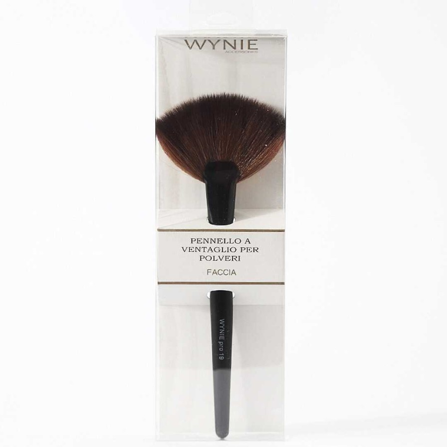 WYNIE Para Rostro | Brocha Abanico Para Rostro Mediana