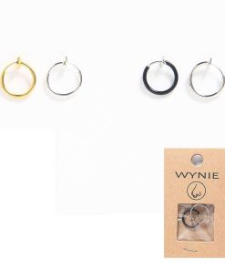 WYNIE Piercings | Pack Piercing Falso Aro Dorado