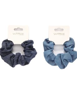 WYNIE Scrunchies | Scrunchy Tela Vaquera De Colores