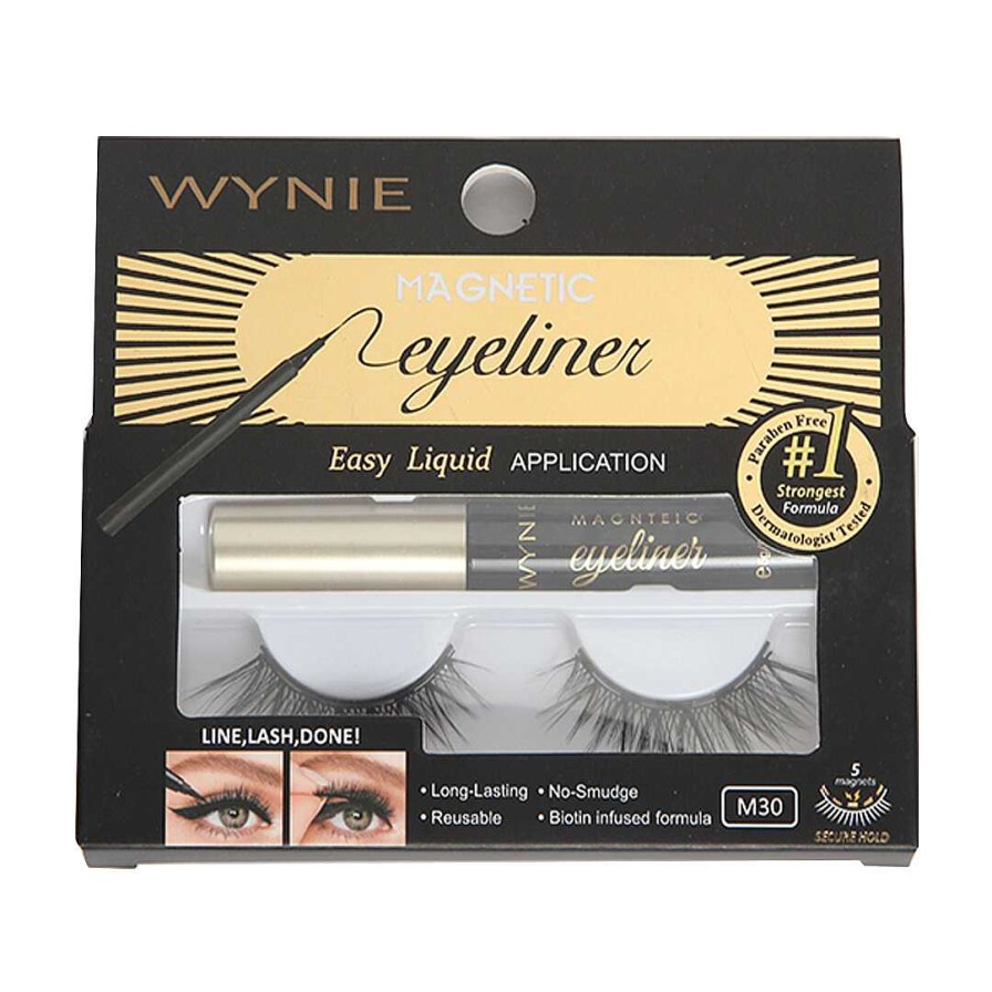 WYNIE Magn Ticas | Pesta As Postizas Magn Ticas + Eyeliner Magn Tico - 5G