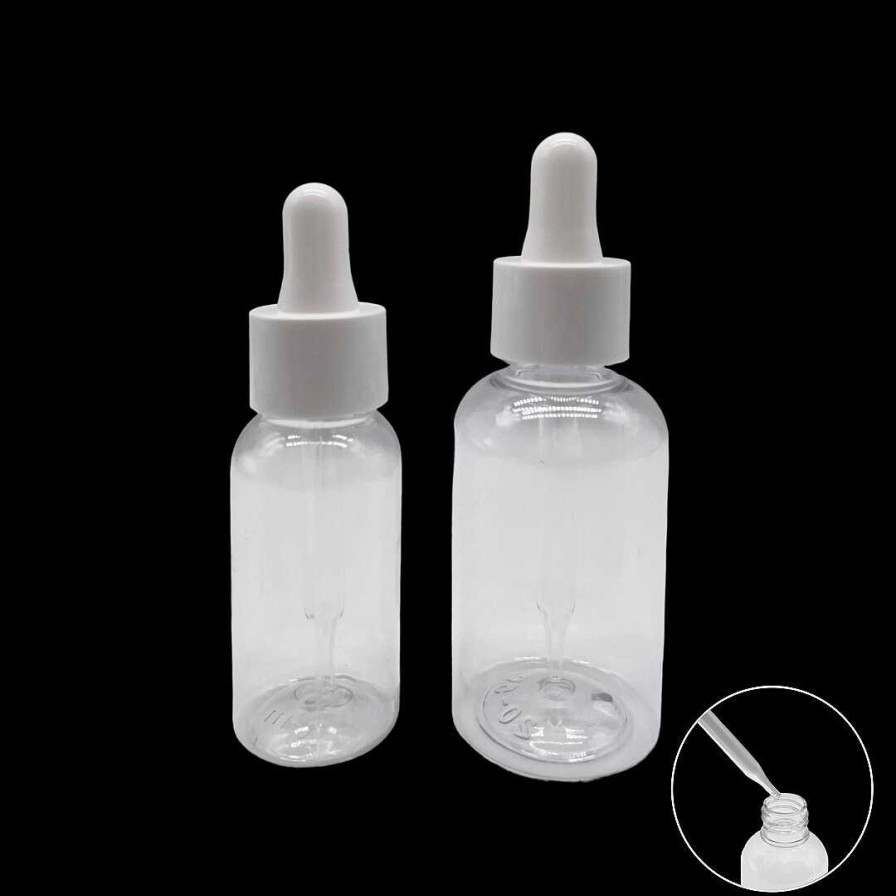 WYNIE Envases Rellenables | Pack 2 Frascos Rellenables Cuentagotas Con Pipeta 50 Y 30Ml