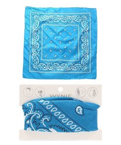 WYNIE Bandanas | Bandana Multiusos De Colores Azul