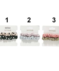 WYNIE Scrunchies | Pack 2 Scrunchies Estampado Puntos