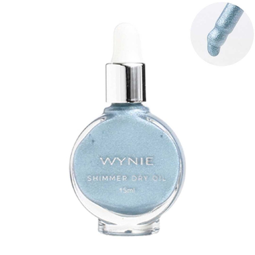 WYNIE Iluminadores | Aceite Seco Con Shimmer - 15Ml Azul