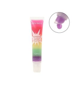 WYNIE B Lsamo Labial | Brillo De Labios Transparente Enriquecido Con Vitamina E - Rainbow Color - 14.5G