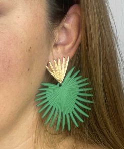 WYNIE Pendientes | Pendientes Verde