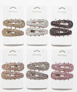 WYNIE Horquillas - Clips - Pasadores | Clips Del Pelo Con Glitter Rosegold