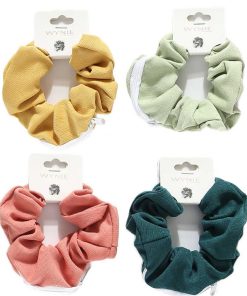 WYNIE Scrunchies | Scrunchy Para El Pelo Con Cremallera Verde