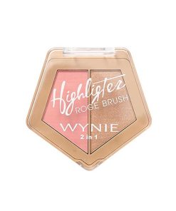 WYNIE Coloretes | D O De Colorete E Iluminador - Highligter Roge Brush - 3.2G 3