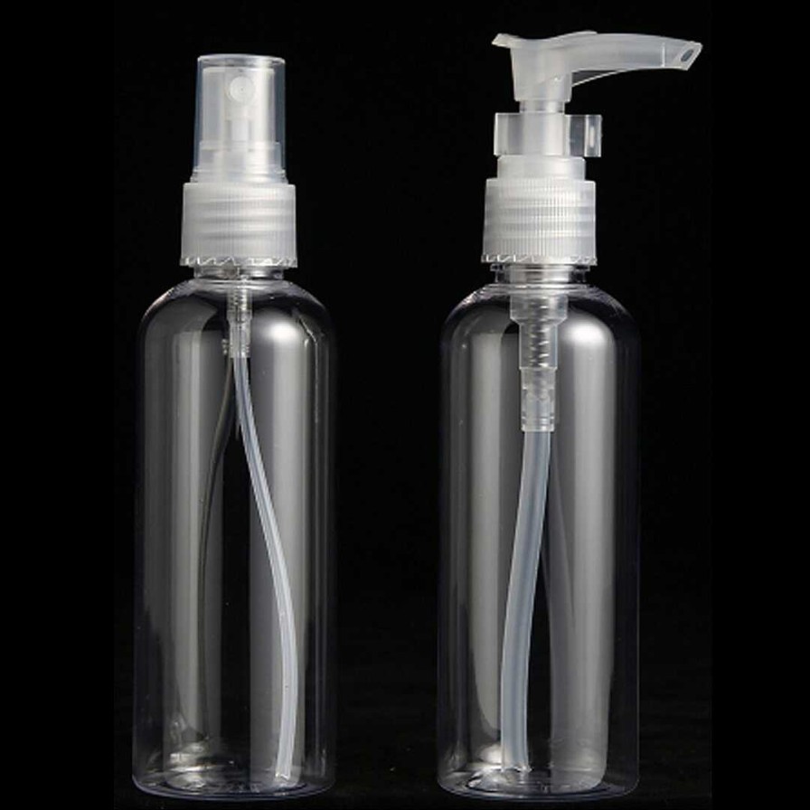 WYNIE Envases Rellenables | Pack 2 Botes Rellenables En Spray Y Con Dosificador 100Ml