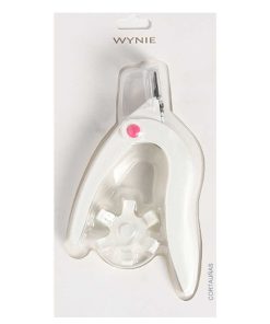 WYNIE Herramientas Manicura-Pedicura | Corta Tips Con Protector Y Medidor